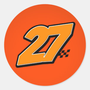 Nummer 27 - Sticker