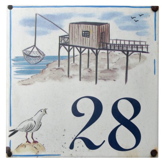 Nummer 28. tegeltje (Voorkant)