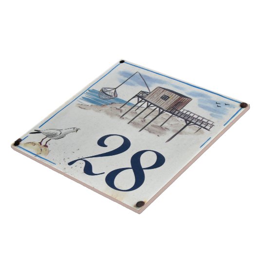 Nummer 28. tegeltje (Zijkant)