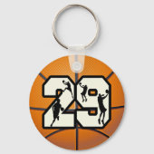 Nummer 29 Basketball Sleutelhanger (Voorkant)