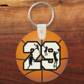 Nummer 29 Basketball Sleutelhanger (Voorkant)