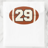 Nummer 29 Football Sticker (Tas)