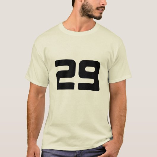 Nummer 29 T-shirt (Voorkant)