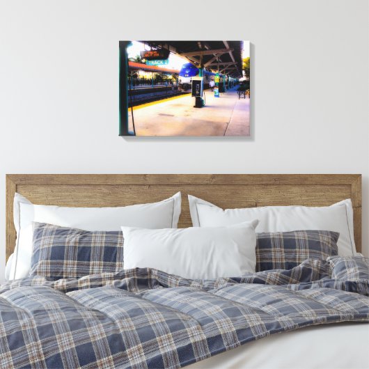 Nummer 2 canvas afdruk (Insitu (Slaapkamer))