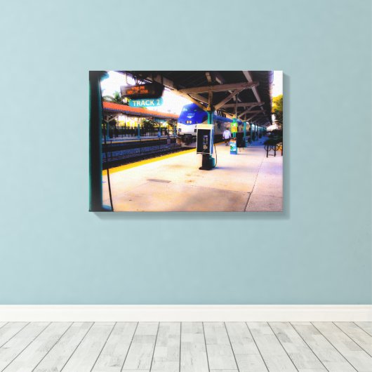 Nummer 2 canvas afdruk (Insitu (Houten vloer))