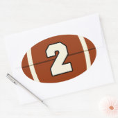 Nummer 2 Football Sticker (Envelop)
