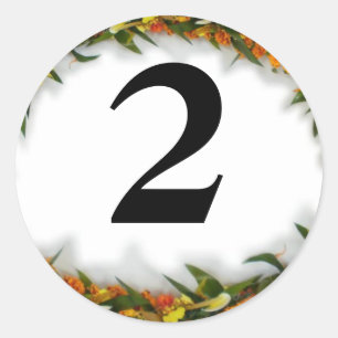 Nummer 2 Hawaiian Lei sticker
