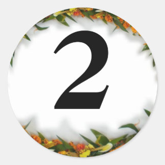Nummer 2 Hawaiian Lei sticker