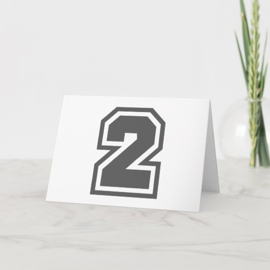 Nummer 2 kaart (Voorkant)
