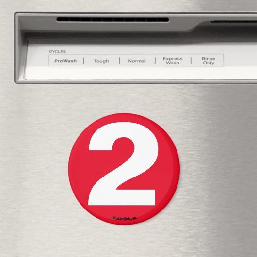 Nummer 2 magneet (Insitu (Vaatwasser))