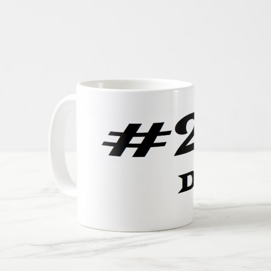 Nummer 2 Pap Koffiemok (Voorkant links)