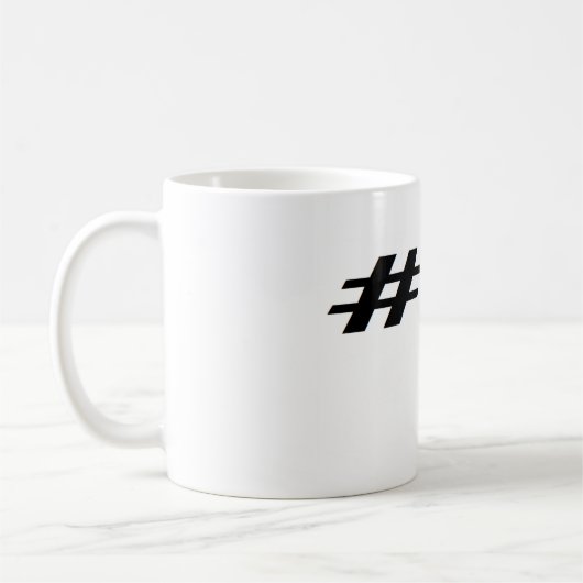 Nummer 2 Pap Koffiemok (Links)