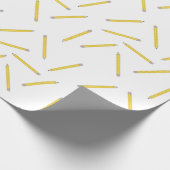 Nummer 2 potlood terug naar school benodigdheden e cadeaupapier (Hoek)