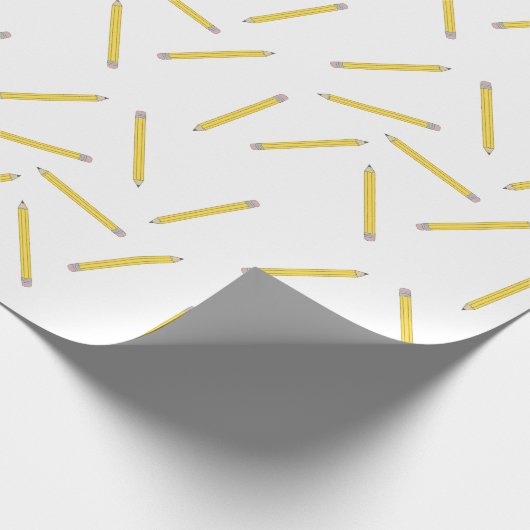 Nummer 2 potlood terug naar school benodigdheden e cadeaupapier (Hoek)