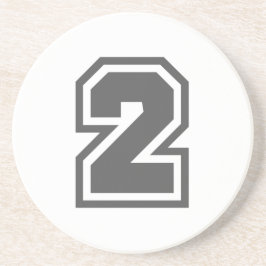 Nummer 2 zandsteen onderzetter