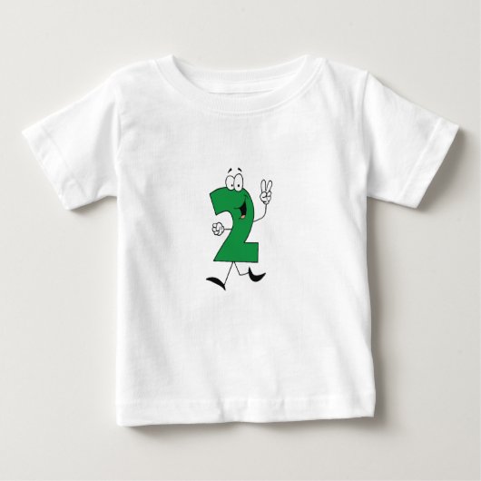 Nummer 2e verjaardag Tshirts en geschenken (Voorkant)
