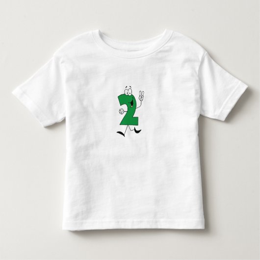 Nummer 2e verjaardag Tshirts en geschenken (Voorkant)