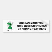 Nummer 2e verjaardag Tshirts en geschenken Bumpersticker (Voorkant)