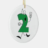 Nummer 2e verjaardag Tshirts en geschenken Keramisch Ornament (Rechts)