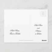 Nummer 30 Black Gold 30th Birthday Jubileum Briefkaart (Achterkant)