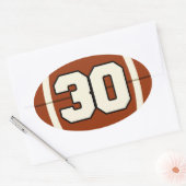Nummer 30 Football Sticker (Envelop)