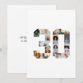 Nummer 30 Fotocollage Bedankkaart (Voorkant / Achterkant)