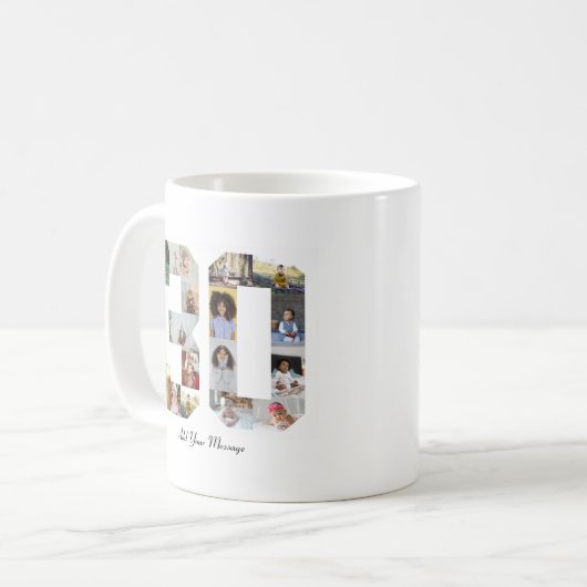 Nummer 30 Fotocollage Koffiemok (Voorkant links)