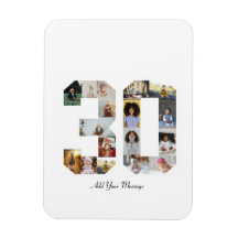Nummer 30 Fotocollage
