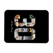 Nummer 30 Fotocollage Magneet (Horizontaal)