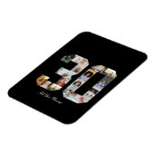 Nummer 30 Fotocollage Magneet (Linkerzijde)