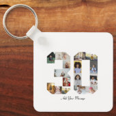 Nummer 30 Fotocollage Sleutelhanger (Voorkant)