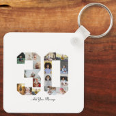 Nummer 30 Fotocollage Sleutelhanger (Achterkant)