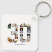 Nummer 30 Fotocollage Sleutelhanger (Achterkant)