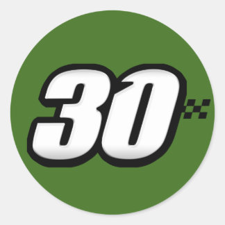 Nummer 30 - Sticker