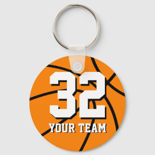 Nummer 32 basketbalsleutelhangers    sleutelhanger
