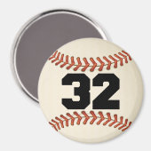 Nummer 32 Honkbal Magneet (Voorkant / Achterkant)