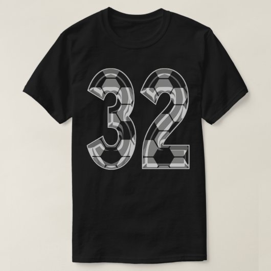 Nummer 32 Jersey 32 Moeder Speler Fan T-shirt (Design voorkant)