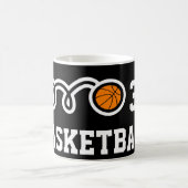 Nummer 33 basketbalkoffie-mok |  koffiemok (Center)