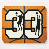 Nummer 33 Basketball Muismat (Voorkant)