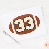 Nummer 33 Football sticker (Envelop)