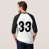 Nummer 33 t-shirt (Achterkant volledig)