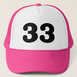 Nummer "33" trucker pet