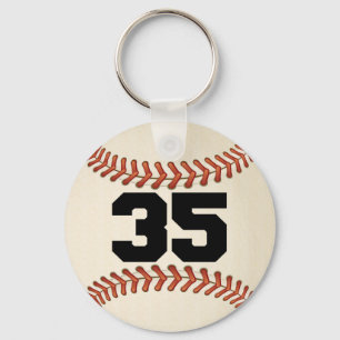 Nummer 35 Baseball Sleutelhanger