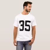 NUMMER 35 T-SHIRT (Voorkant volledig)