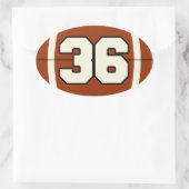 Nummer 36 Football Sticker (Tas)