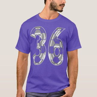 Nummer 36 Jersey 36 Moeder Speler Fan 1 T-shirt