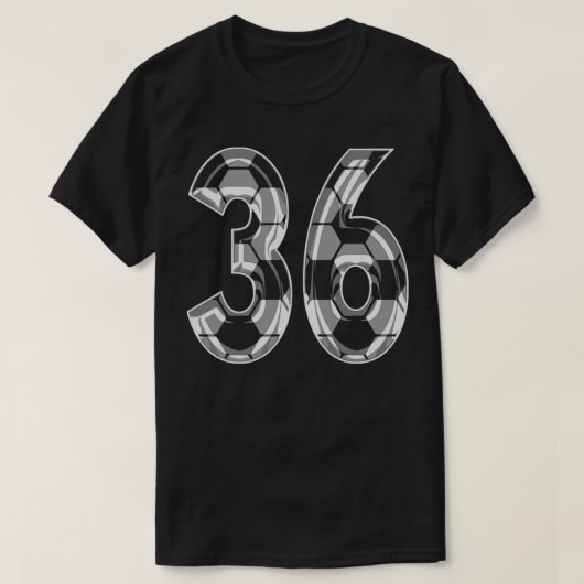 Nummer 36 Jersey 36 Moeder Speler Fan T-shirt (Design voorkant)