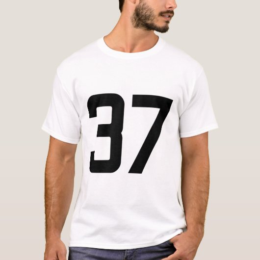 NUMMER 37 T-SHIRT (Voorkant)