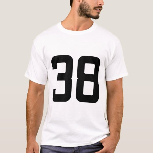 NUMMER 38 T-SHIRT (Voorkant)