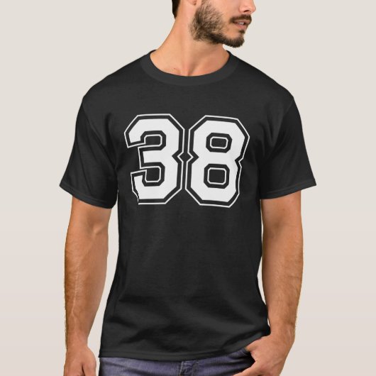 Nummer 38 t-shirt (Voorkant)